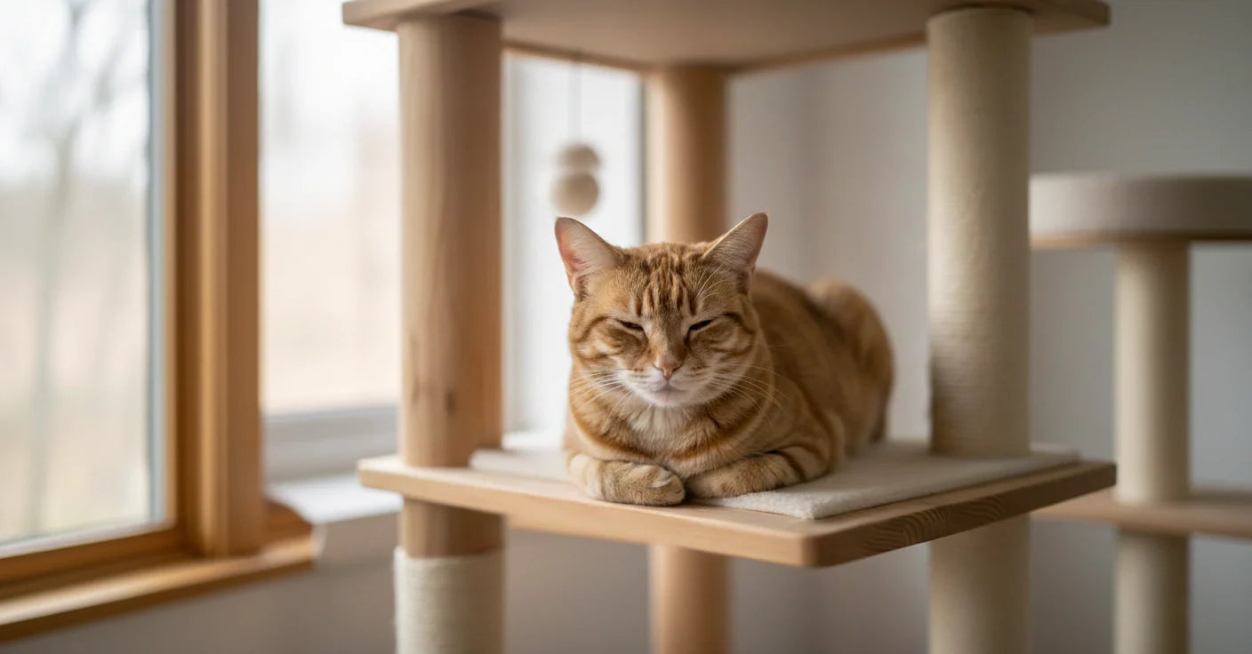 Arbre à Chat en Bois : Les meilleurs modèles Naturel, Solide et Durable Image