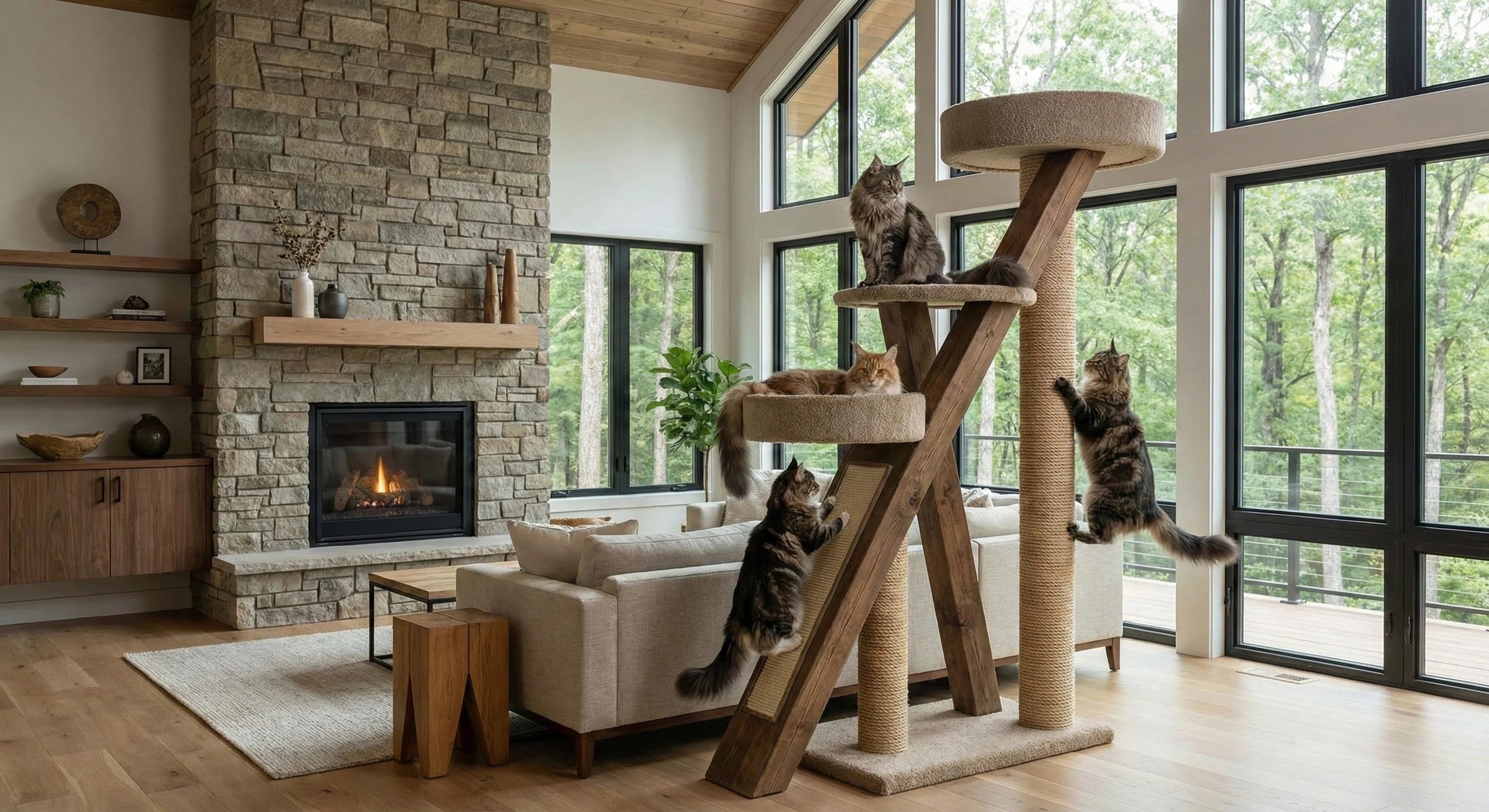 Arbre à Chat Maine Coon : Le Guide Ultime des Modèles Indestructibles (Édition 2026) Image
