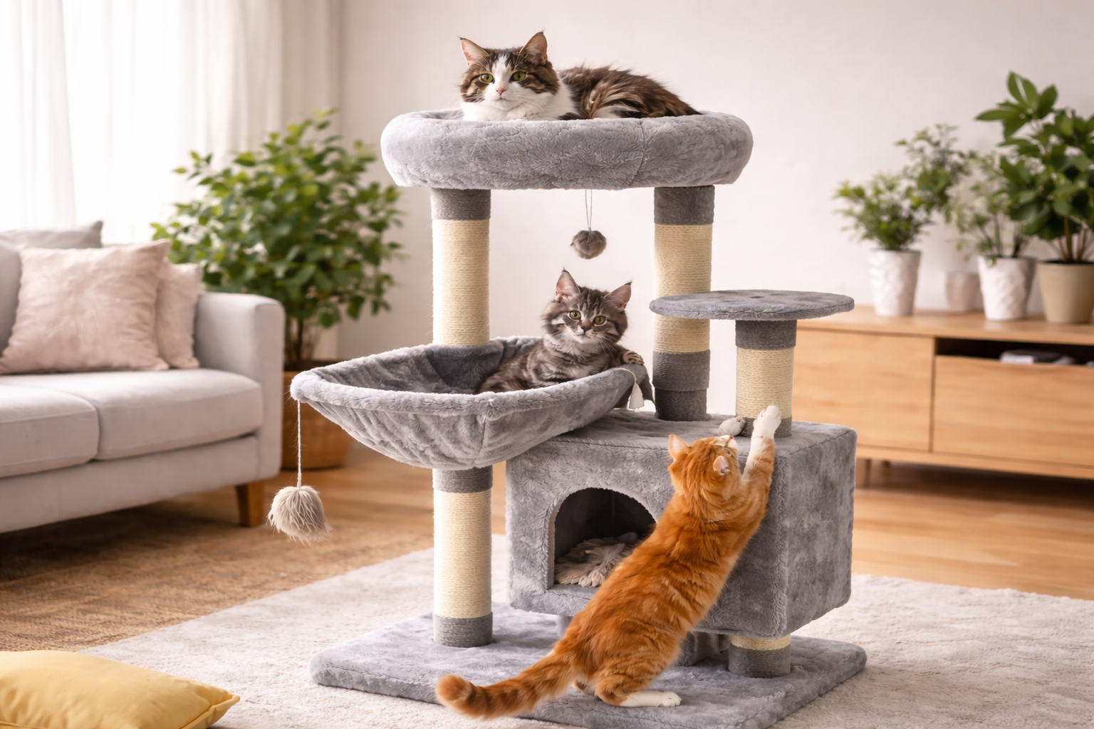 Les chats aiment-ils les arbres à chat ? Image