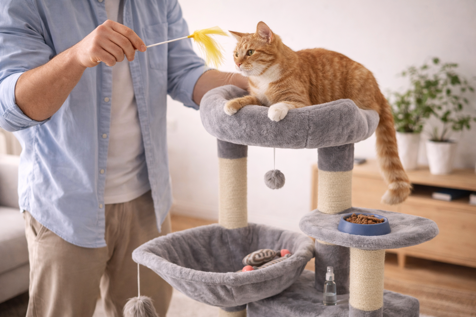 Pourquoi mon chat ne va pas dans son arbre à chat ?