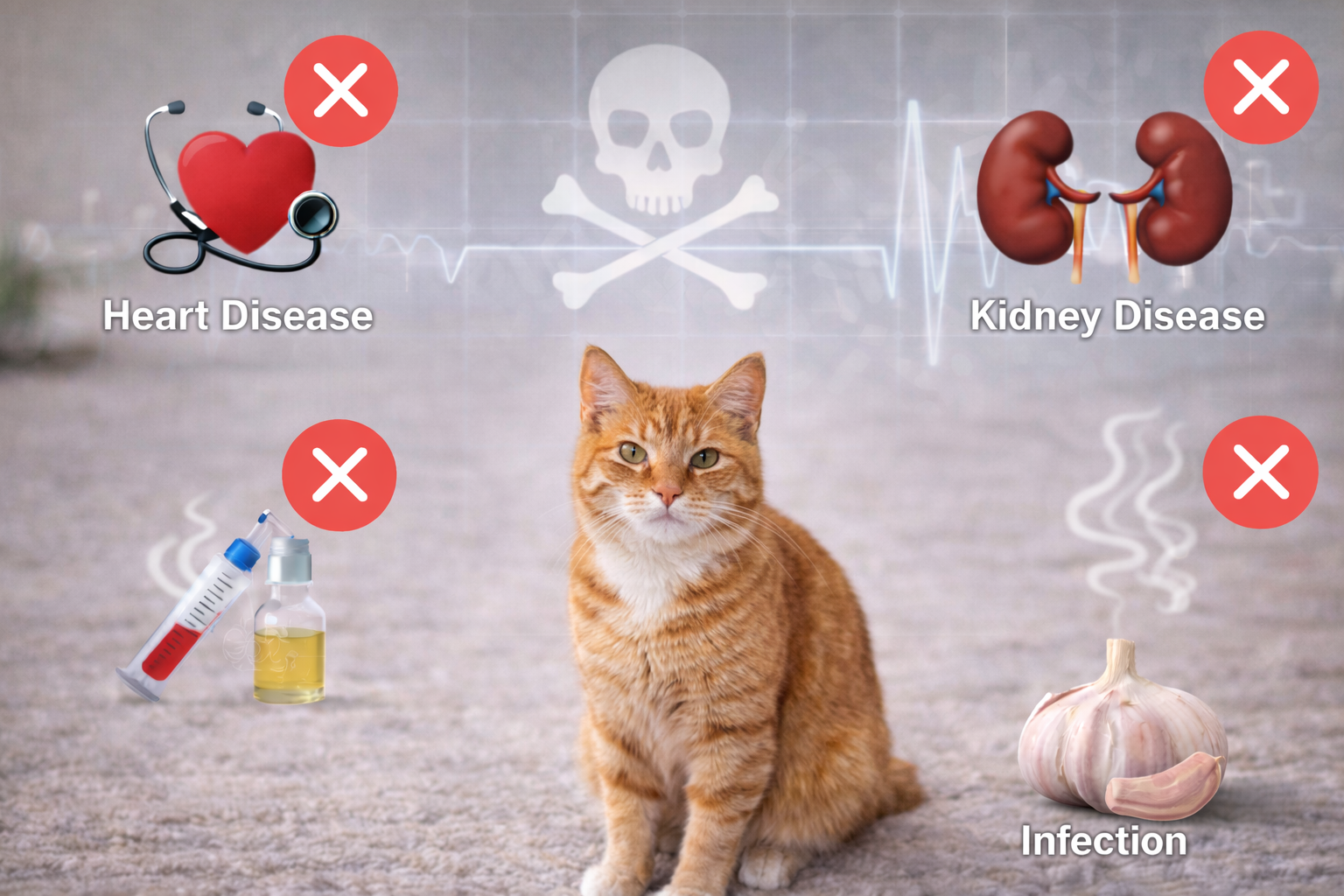 Quelle est la cause de décès la plus courante chez les chats ? Image