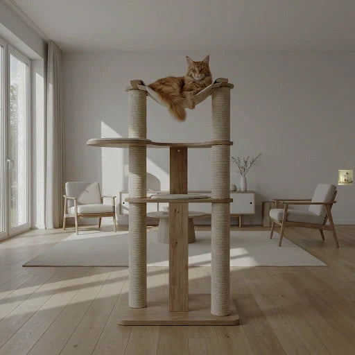 Arbre à chat maine coon