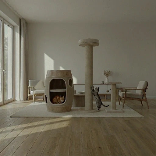 Tours à Griffer et Tonneaux pour Chat Image