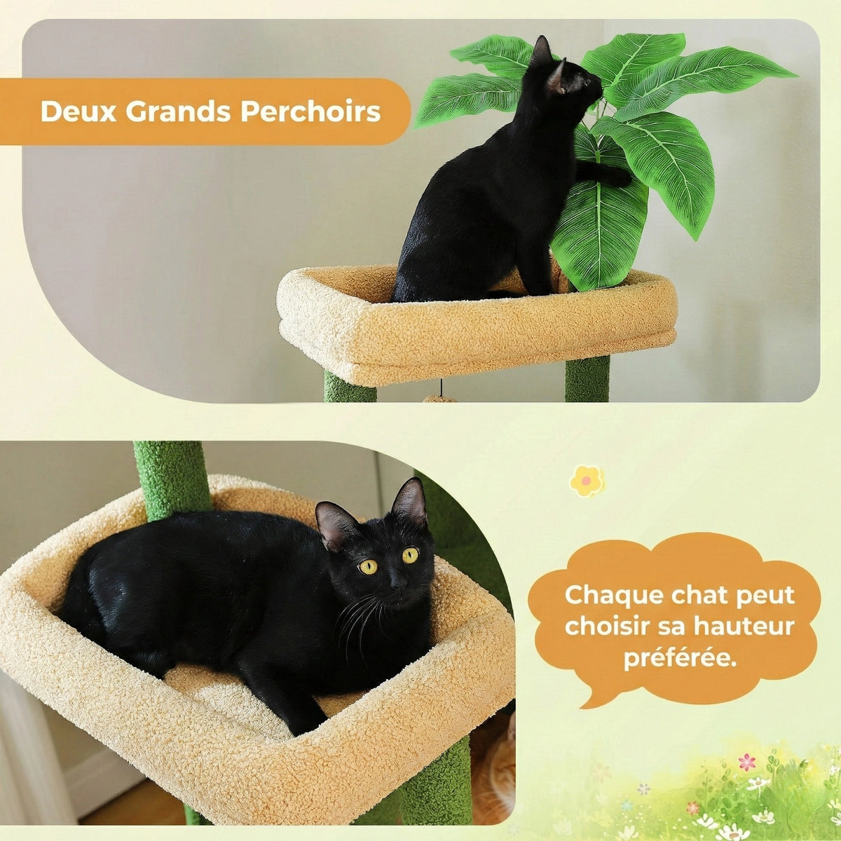 Arbre à Chat "Woodland" - Gratte-Ciel Forestier (190 cm)