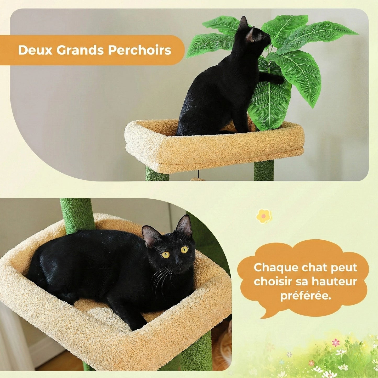 Arbre à Chat "Woodland" - Gratte-Ciel Forestier (190 cm)